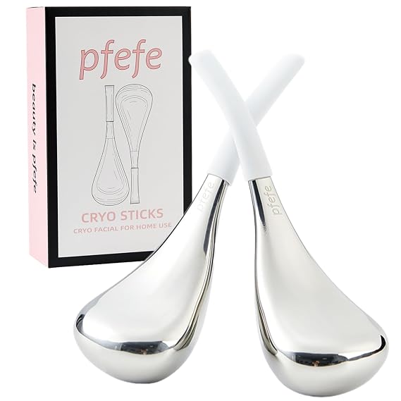 Ice Globes for Face Eyes, Cryo Sticks Facial Skin Care Tools for Puffy Eyes