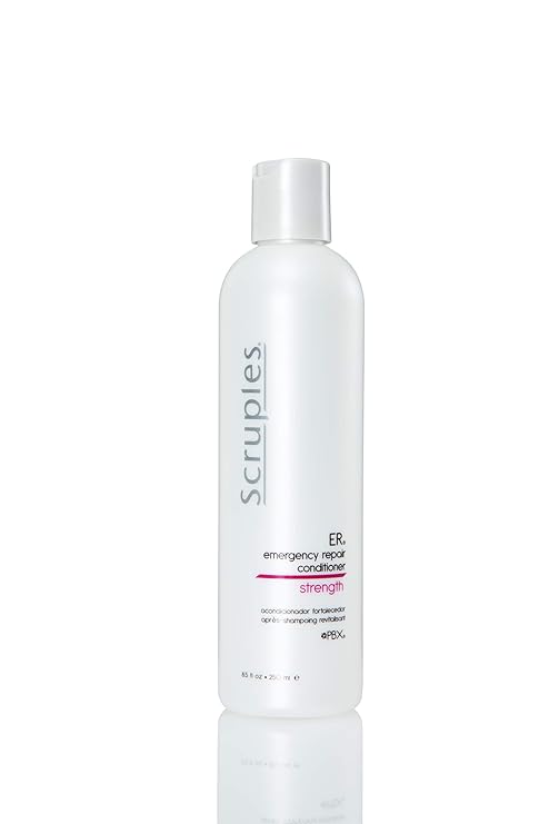 Scruples ER Emergency Repair Conditioner for Damaged Hair - Intensive Hair Repair for Breakage & Restoration from Chemical Treatments - With Keratin Protein - 8.5 oz