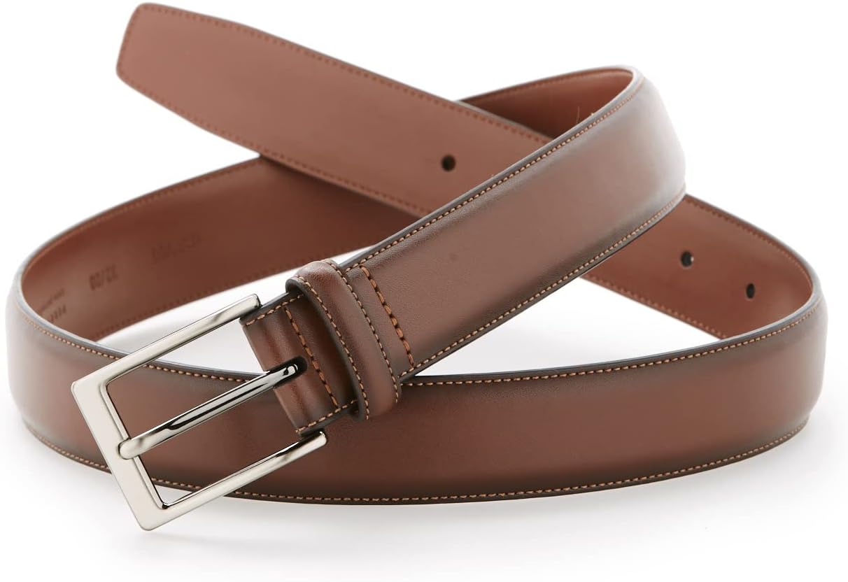 Perry Ellis mens Leather Amigo Dress Belt
