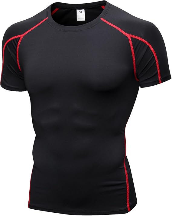 Compression Shirt Men Short Sleeve Running Tops