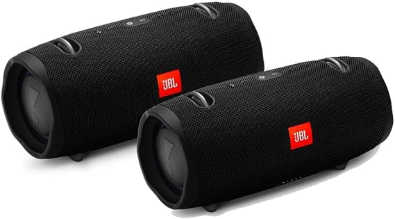 JBL Xtreme 2 Portable Wireless Bluetooth Speakers - Pair (Black)