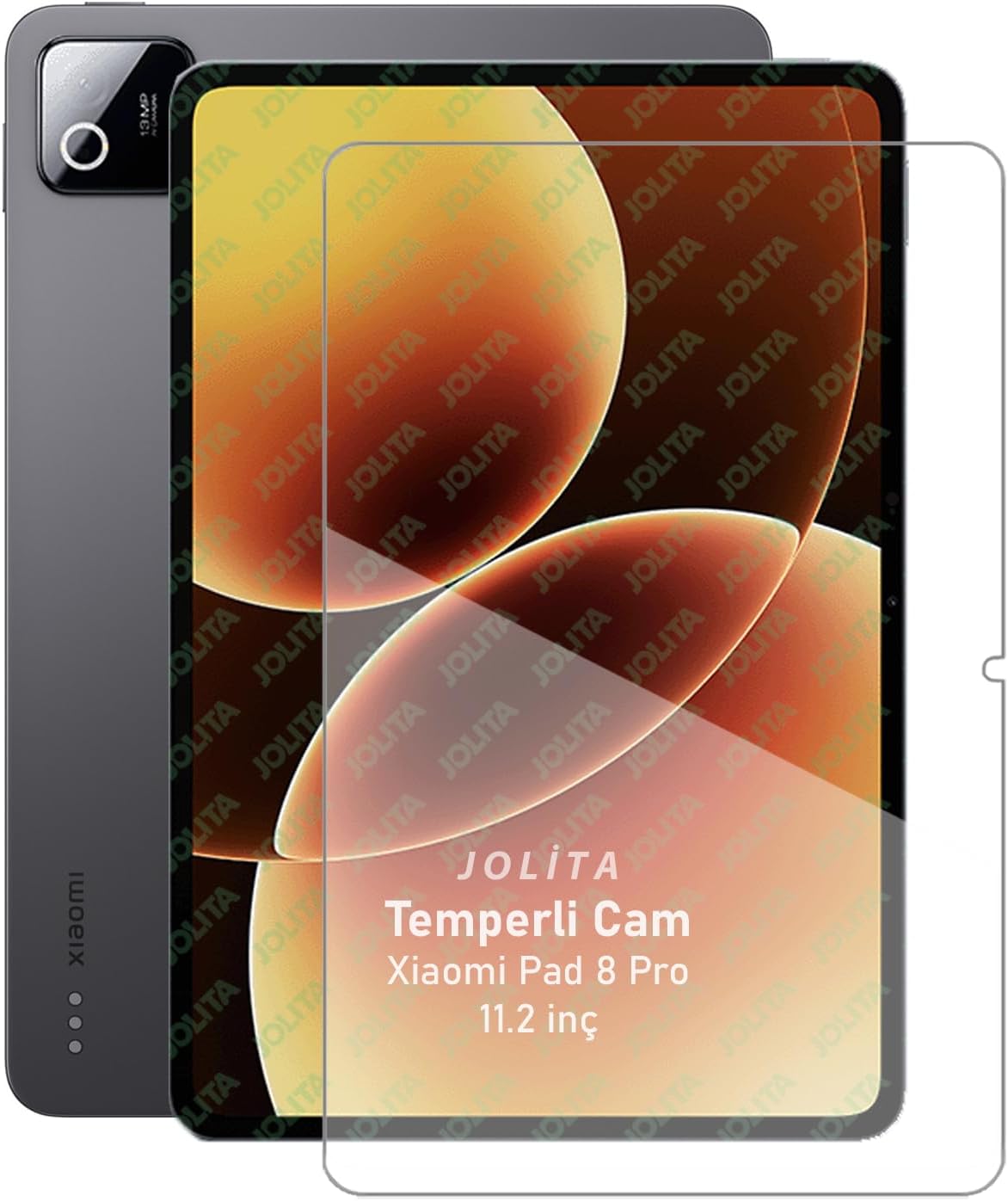 Jolita Xiaomi Pad 8 Pro 11.2 inç Temperli Ekran Koruyucu Kırılmaz Cam 2026 11" 11.2"