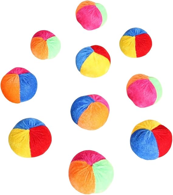 Footbag Sack for Adults 10-Piece Multicolor Portable Funny | Sand Sack Juggling Balls for Beginners for Indoor Outdoor Backyard Beach Park Party Camping Juggling Casual Play