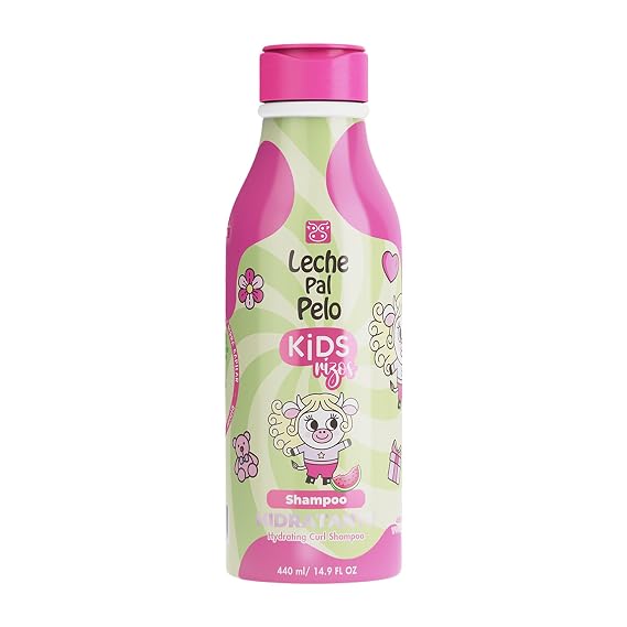 Leche Pal Pelo Kids Curly - Hydrating Curl Shampoo - Hydrating Shampoo with Coconut Milk, Oat Milk and Shea Butter - Soft, Manageable Curls - 14.9 oz