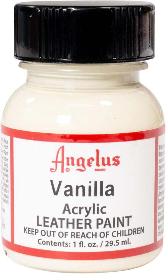 Angelus Acrylic Leather Paint-1 oz.-Vanilla by Angelus