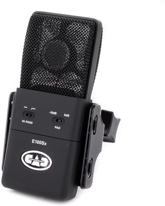 CAD AUDIO E100SX Large Diaphragm Supercardioid Condenser Microphone,Black