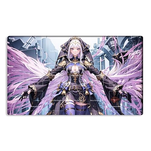 New Mlikemat Playmat El Shaddoll Construct TCG CCG OCG Trading Card Game Mat with Zones  Free Bag ZD014-824-A