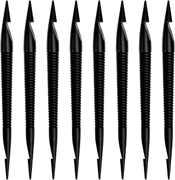 Double-Ended Crochet Hook for Dreadlocks, 8 Pcs Braiding Tool Hair Knitting Interlocking Tool Braid Braiding Crochet Hook for Hairstyles, Type A