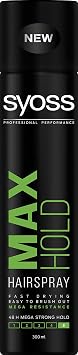 Syoss Max Hold Mega Strong Hair Spray 300 ml