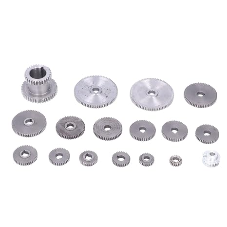 17Pcs Set Gear Milling Cutter HT250 Gray Iron Mini Lathe Gears Metal Cutting Machines for Precision Work