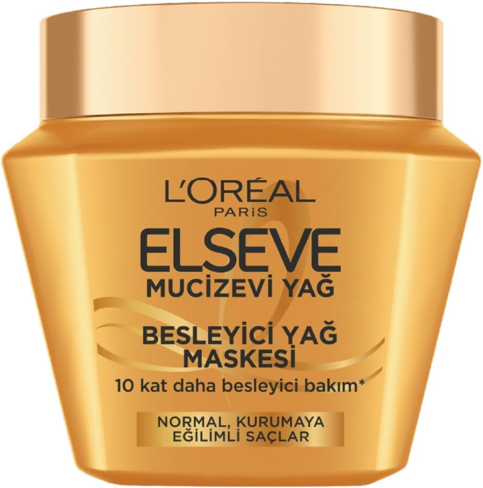L'Oréal Paris Elseve Mucizevi Yağ Besleyici Saç Bakım Maskesi 300ml