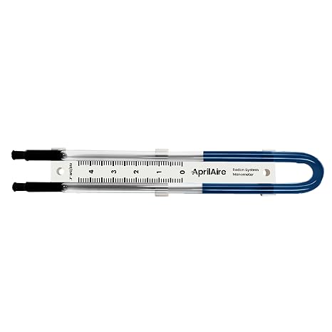 AprilAire Easy to Read 0-5" Manometer, Radon Manometer, ARN05M