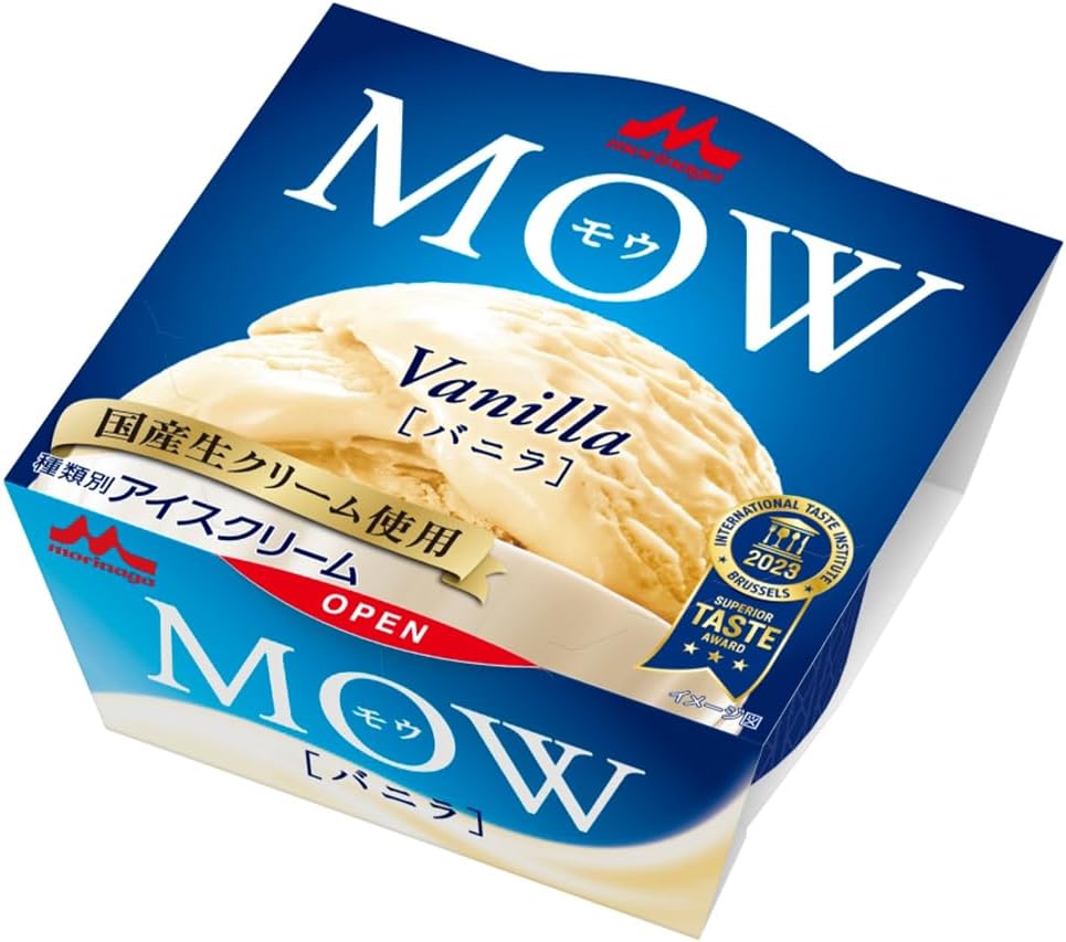 Morinaga Dairy Industry MOW Vanilla 140ml×18 pieces
