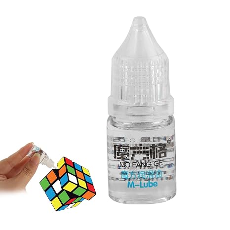 Silicone Oil Lube for Magic Cube,3ml Lubricating Speed Oil Transparent,Improves Speed,Prevents Rust,Make Cube Smooth,Magic Cube Accessory,Easy to Use,1pc