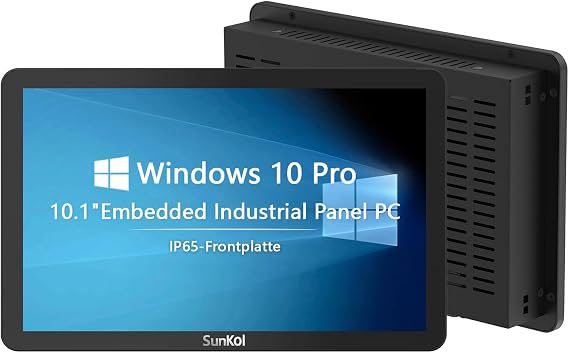 10.1" Industrial Panel PC Embedded IP65 Capacitive Touchscreen HMI
