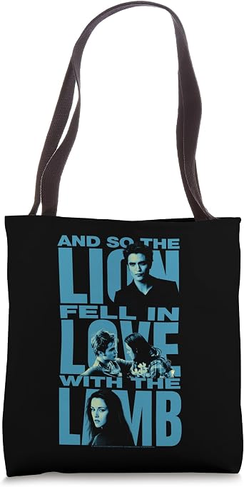 Twilight And So the Lion Fell in Love with the Lamb Movie Tote Bag
