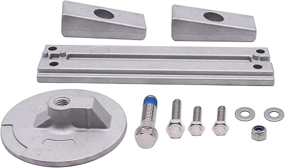 8M0107550 Aluminum Anode Kit Replacement for Mercury Verado & Optimax outboards
