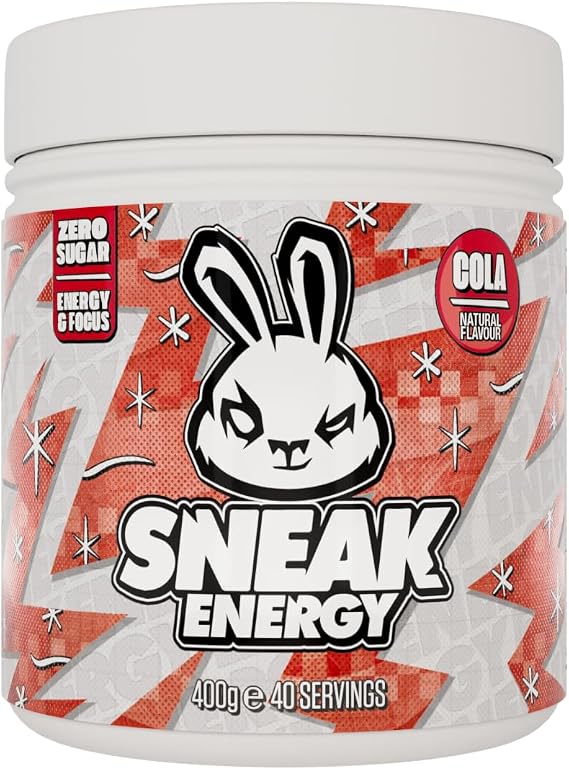 SNEAK Energy Drink Powder | Cola |No Sugar. No Nasties. Just Natural Caffeine, Focus-Boosting Nootropics | 40 Servings