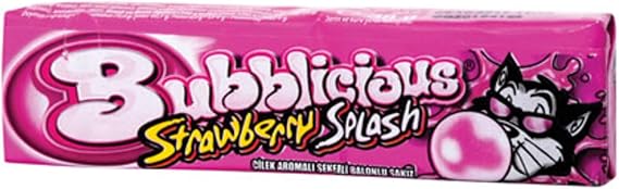 Bubblicious Çilek Aromalı Balonlu Sakız 38 g