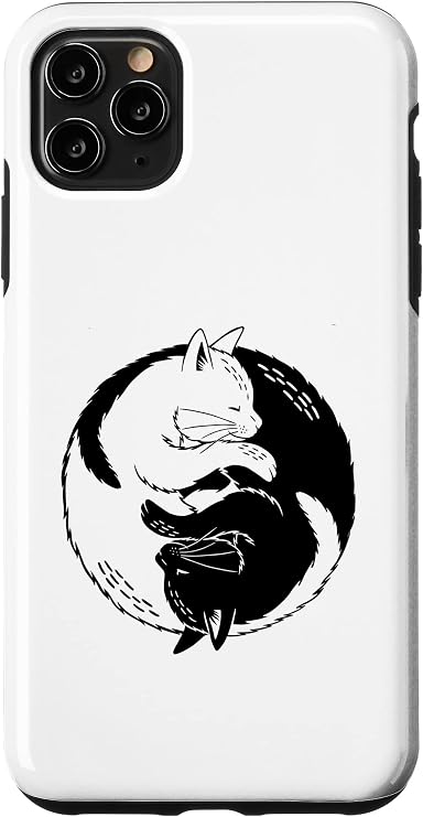 iPhone 11 Pro Max Yin Yang Cats Case