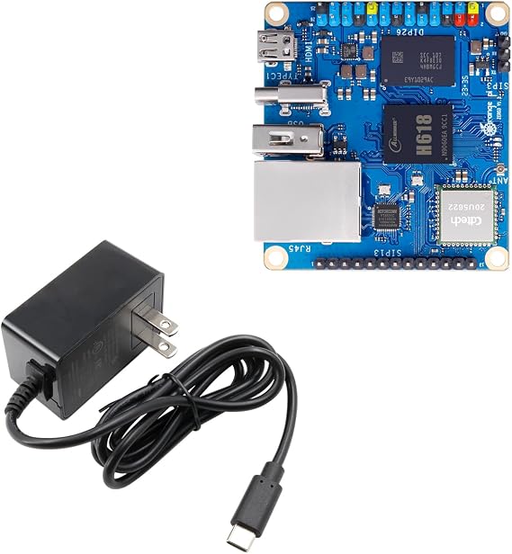 Orange Pi Zero 3 1GB/1.5GB/2GB/4GB LPDDR4 Allwinner H618 4-Core 64 Bit Single Board Computer, Support WiFi 5.0/Bluetooth 5.0, Development Board Run Linux/Debian/Ubuntu/Android
