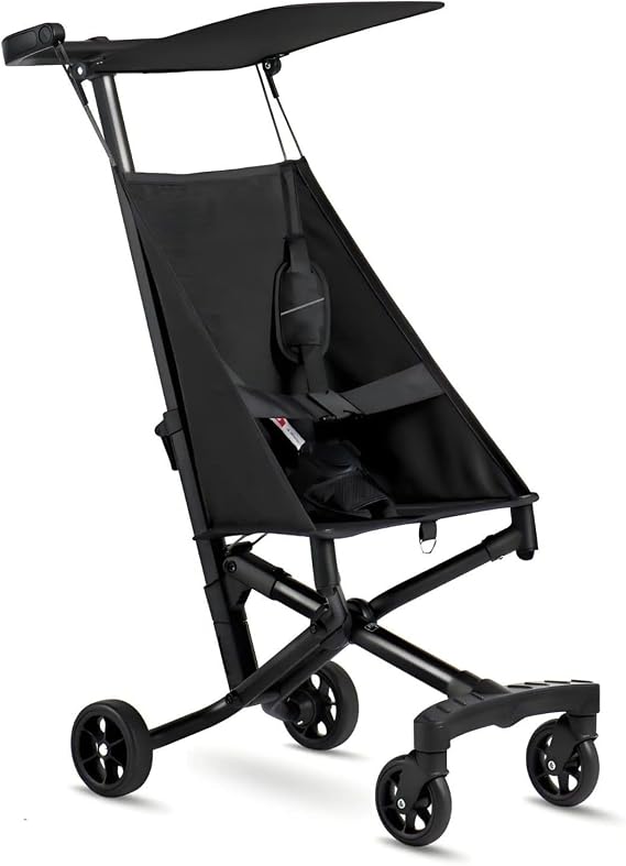 Baby Stroller Lightweight Folding Pushchair 2.8kg 0-4yrs Black