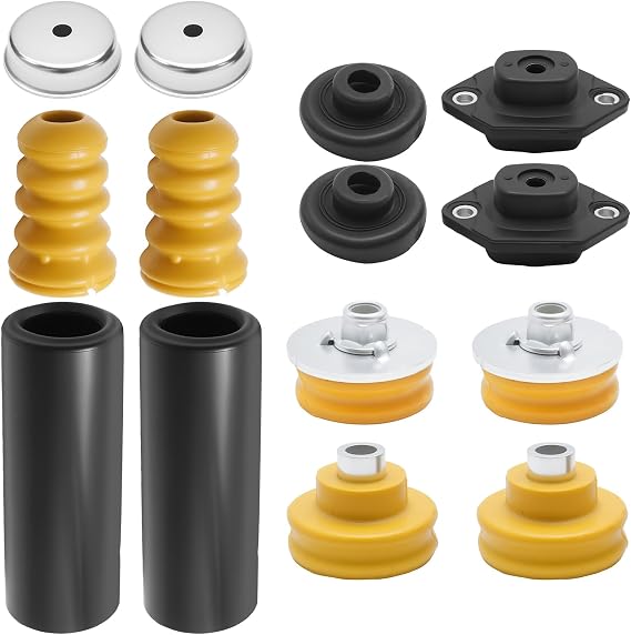 33526768544 Rear Upper Lower Shock Absorber Mount and Bump Stops Kit, Replacement for BMW 1-Series E81 E82 E87 E88, Replaces 33526772811 33522406287