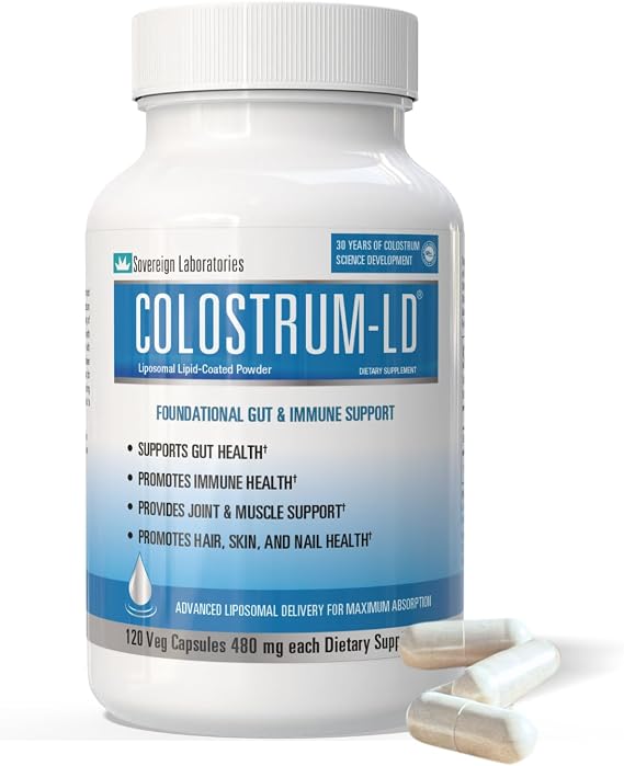 Colostrum-LD Capsules | Liposomal Delivery, Max Absorption 120 Capsules