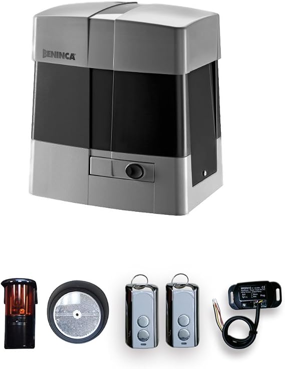 Beninca Slide Gate Opener Bull 1024R CPanel, Receiver, 2 Transmitter, Photo Cell