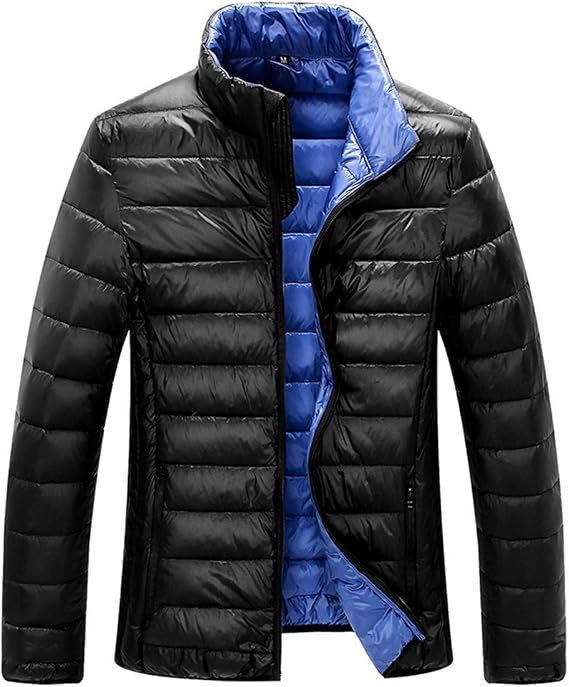 Men's Packable Down Jacket Weatherproof Winter Coat