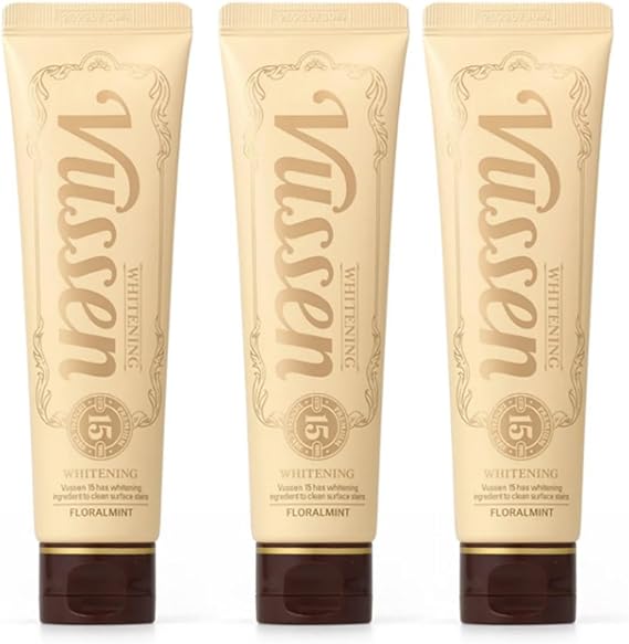 15 Advanced Whitening Toothpaste for Adults 2.8oz (80g) Floral Mint, Fluoride-Free, Enamel Safe (Pack of 3)