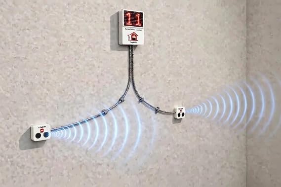 Garage Parking Assistant Digital Meter with Car Stop Indicator Light and Parking Sensor - Digital Parking Stopper for Garage - Car Bumper Guard – No