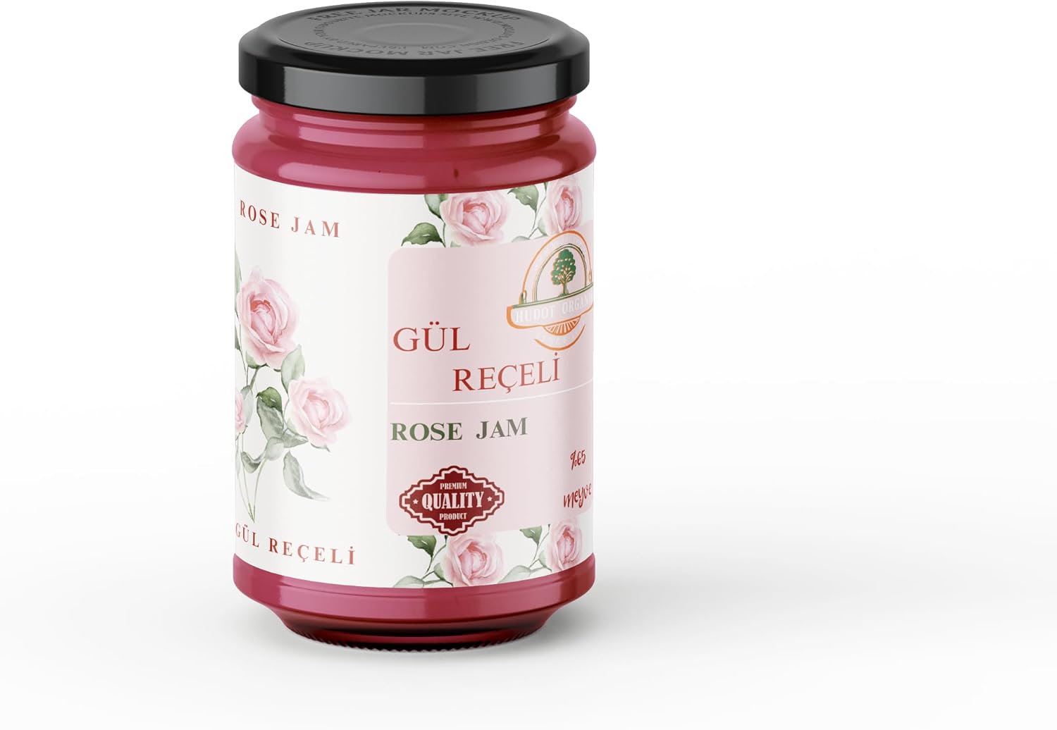 HUDOT Premium Rose Jam 65% Fruit – Natural, Additive-Free and Preservative-Free
