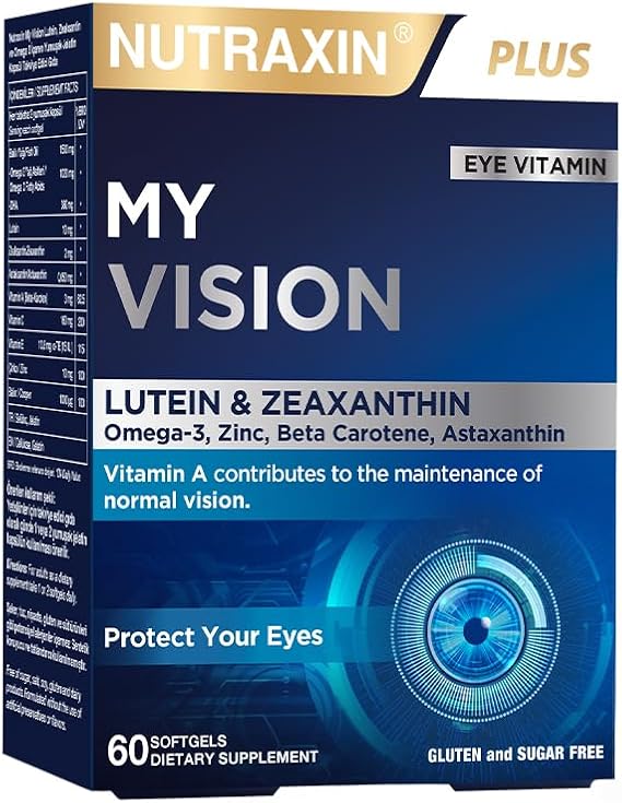 MY VISION LUTEİN & ZEAKSANTİN (Omega-3,Çinko,Beta Karoten, Astaksantin)