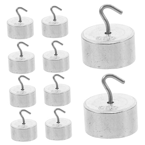 KICHOUSE Hooked Weight Mass Set 200g Physics Lab Equipment Metal Weights for Science Experiments Educational Lab Tools