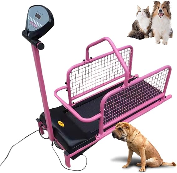 Pet Treadmill, Dog Treadmill, Dog Running Training Machine with LCD Display, Small Dog Pet Training Equipment, Indoor Pet Exercise Toy, Adjustable Speed: 0.8-6km/h