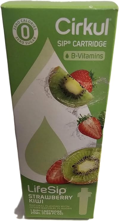 Cirkul GoSip Kiwi Berry Flavor Cartridge, Drink Mix, 1-Pack