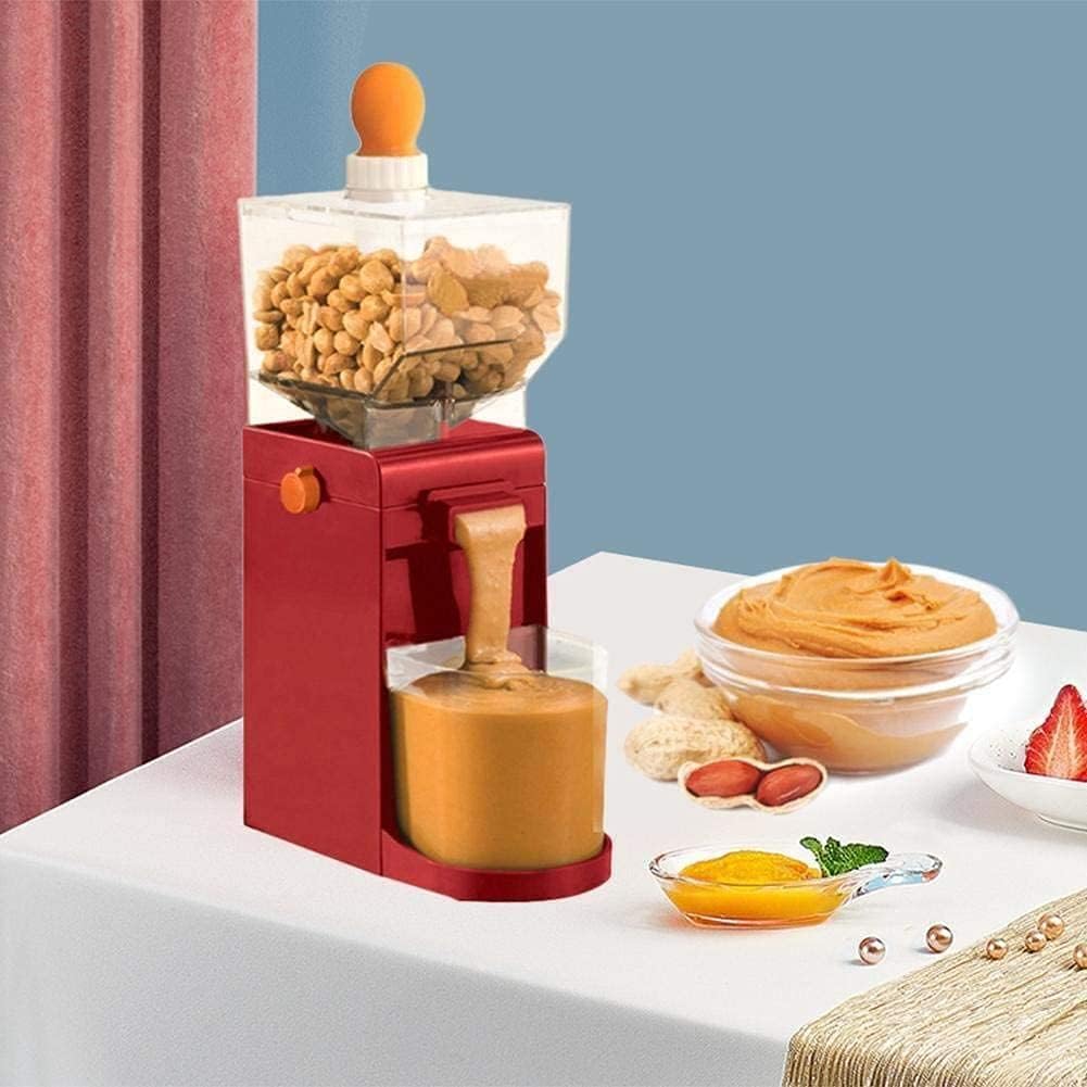 Electric Peanut Butter Maker Machine,Sesame Sauce Nut Grinder,Automatic Milling Grinding Machine,for Grinding Nut Sesame,Almond,Cashew Home Kitchen Commercial Use