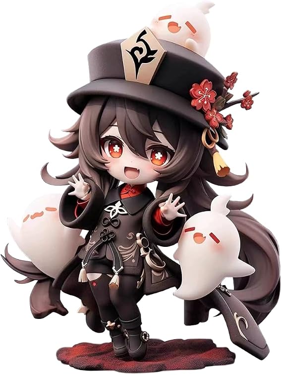 Anime Hutao Actionfigur Q-Version stehendes Modell PVC-Figur Sammlerstück Geschenk 16 cm
