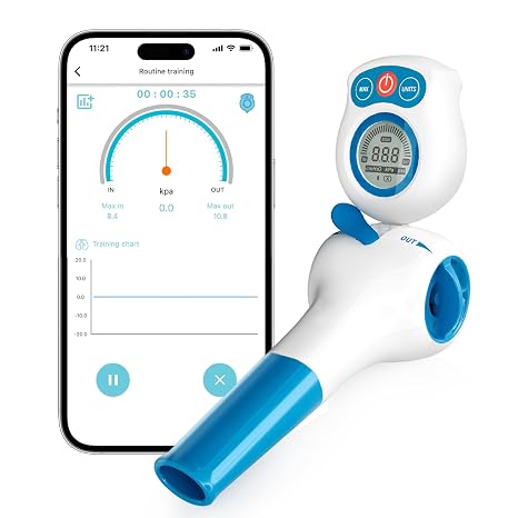 Sonmol Digital Breathing Exercise Device for Lungs with App & Bluetooth
