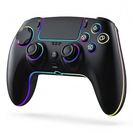 HIKICESOM Wireless Hall Effect Controller for PS5 with Back Paddles