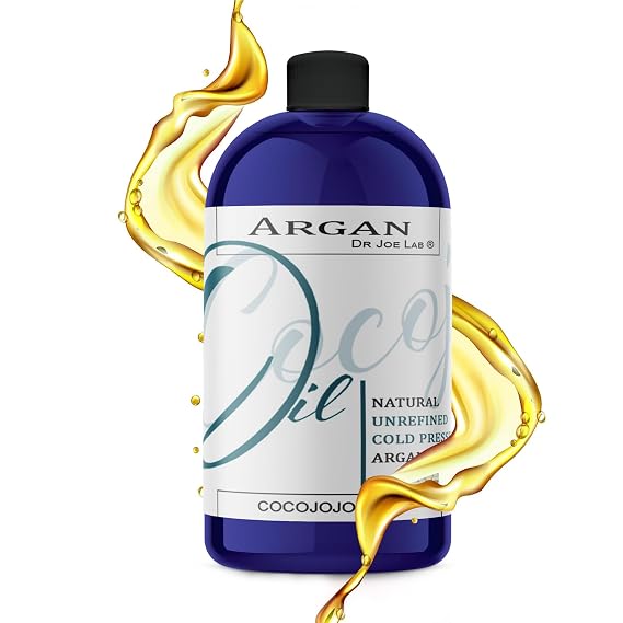 Argan Oil - Cold Pressed 8 oz 100% Pure Natural Extra Virgin Unrefined Grade-a Argan Moroccan Marrakesh Oil Moisturizer Anti-Aging Hair Face Lips Body Scalp Skin Hair Growth