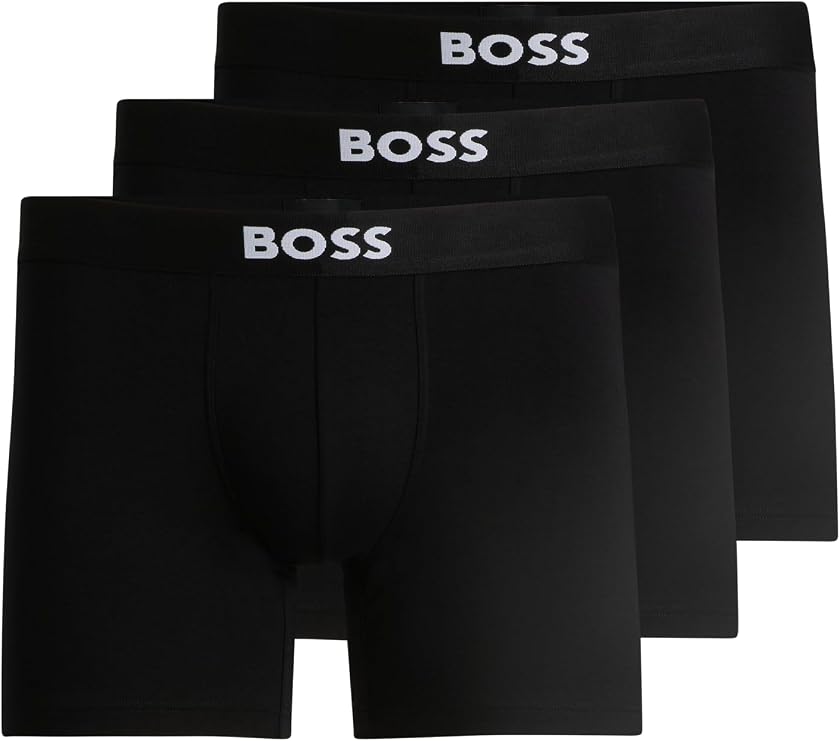 BOSS Men's 3-pack Logo Icon Boxer Brief