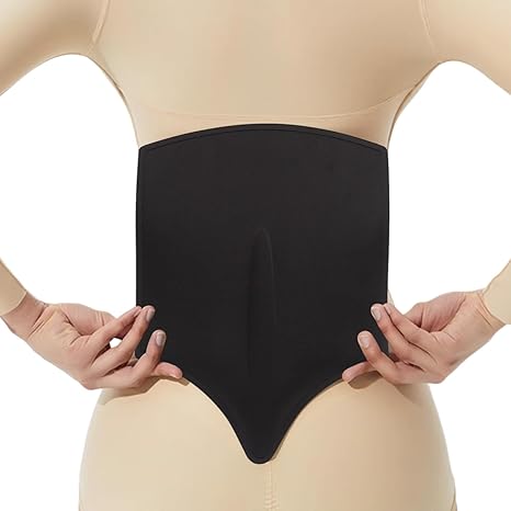 Lumbar Molder Liposuction Back Board, Foam Abdominal Compression Garment Back Lipo Board for Liposuction Recovery and BBI Post Surgery (Black)