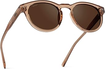 WearMe Pro Round Polarized Sunglasses for Women - Retro Classic UV400 Protection for Driving & Everyday Wear