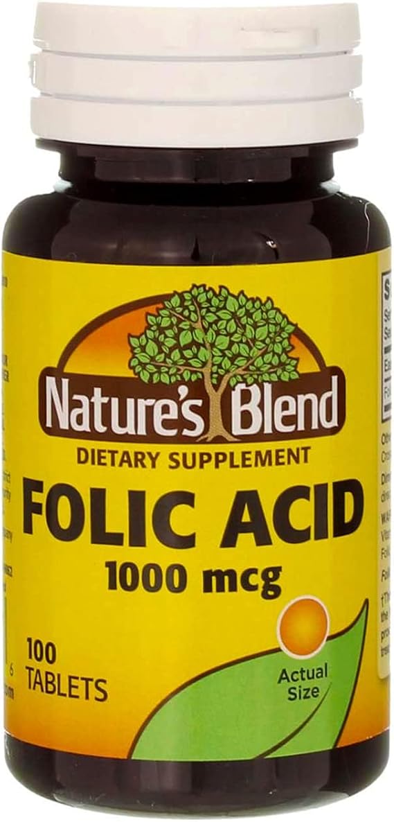 Folic Acid 1000 mcg 1Vitamin 000 mcg 100 Tabs