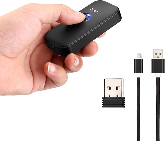 Eyoyo Portable Mini Bluetooth 1D 2D Barcode Scanner PDF417 QR Code Scanner