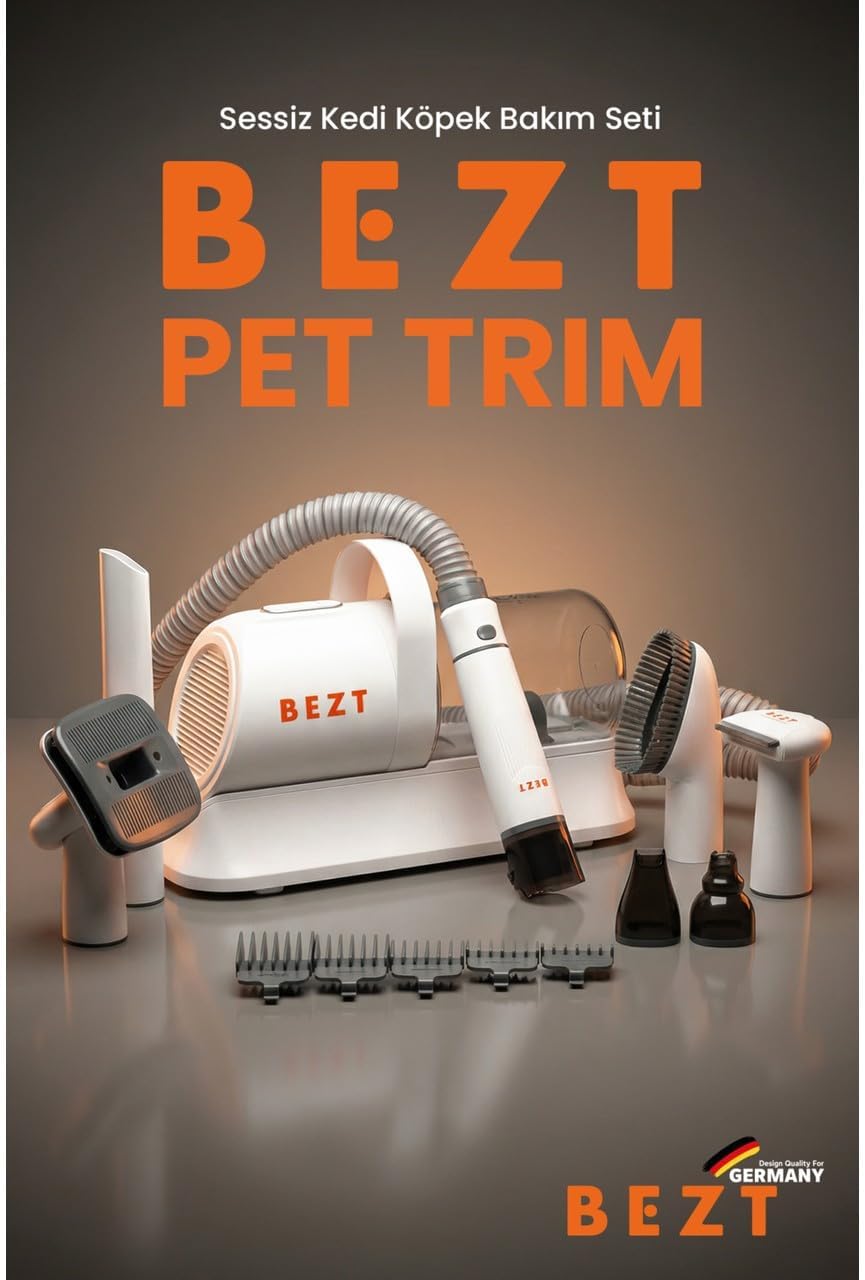 Pet Trim Sessiz Kedi Köpek Bakım Seti BZT-PET07