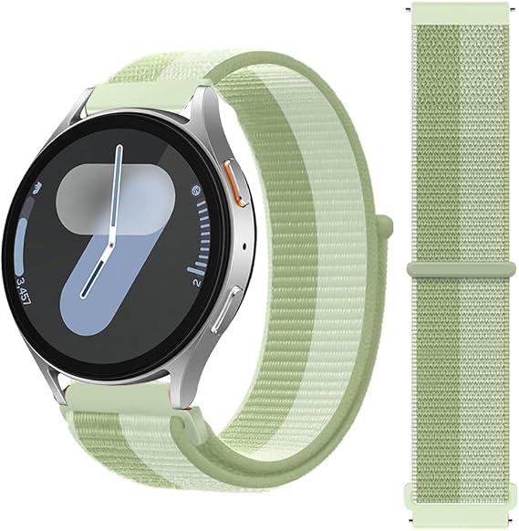 Sneezy Samsung Galaxy Watch 4 5 6 7 Seri 40 42 43 44 46 47mm Cırt Cırtlı Yumuşak Spor Kumaş Örgü Kordon