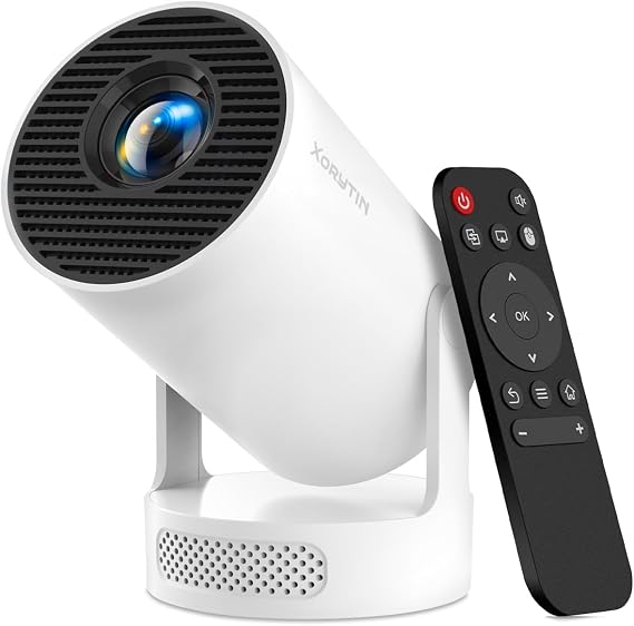 Projector with WiFi and Bluetooth, Mini Projector with Built-in App